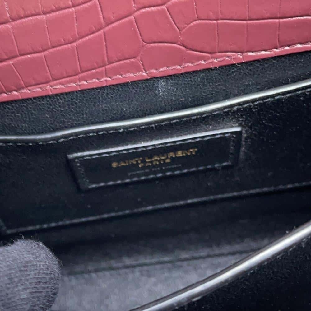 Saint Laurent Paris Cassandra embossed leather handbag shoulder bag - Picture 7 of 12